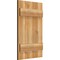 Ekena Millwork Joined Board-n-Batten Shutters, Rough Sawn Western Red Cedar, 16 1/8W x 26H, PR RBJ06S16X026RWR - alternate 3